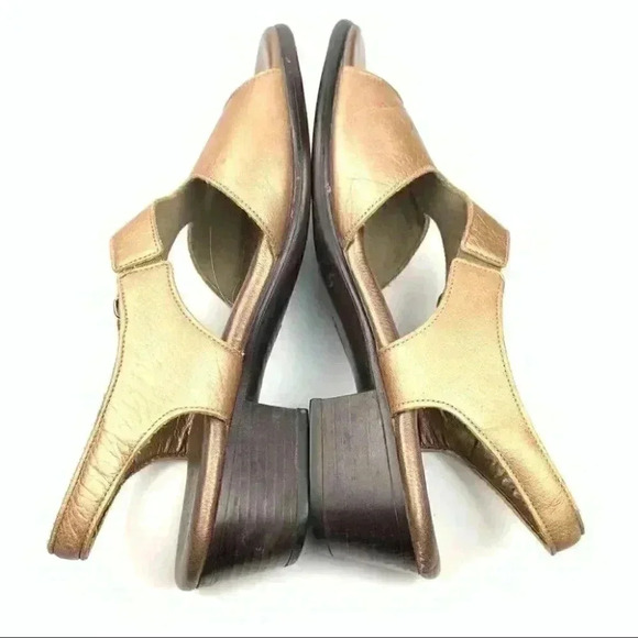SAS sandals size 8.5 bronze leather stick strap walking comfort orthopedic - Picture 6 of 13